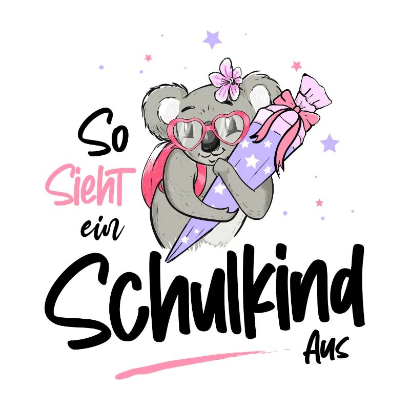 Scolarisation de première classe motif avec koala