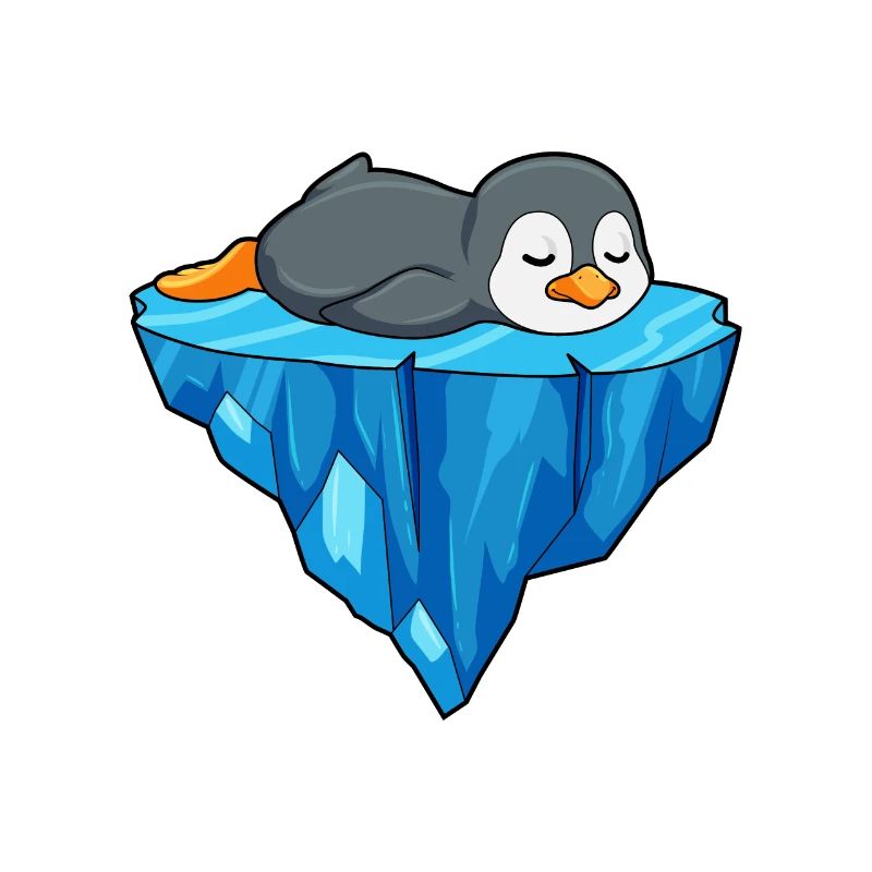Pinguin auf Eisscholle