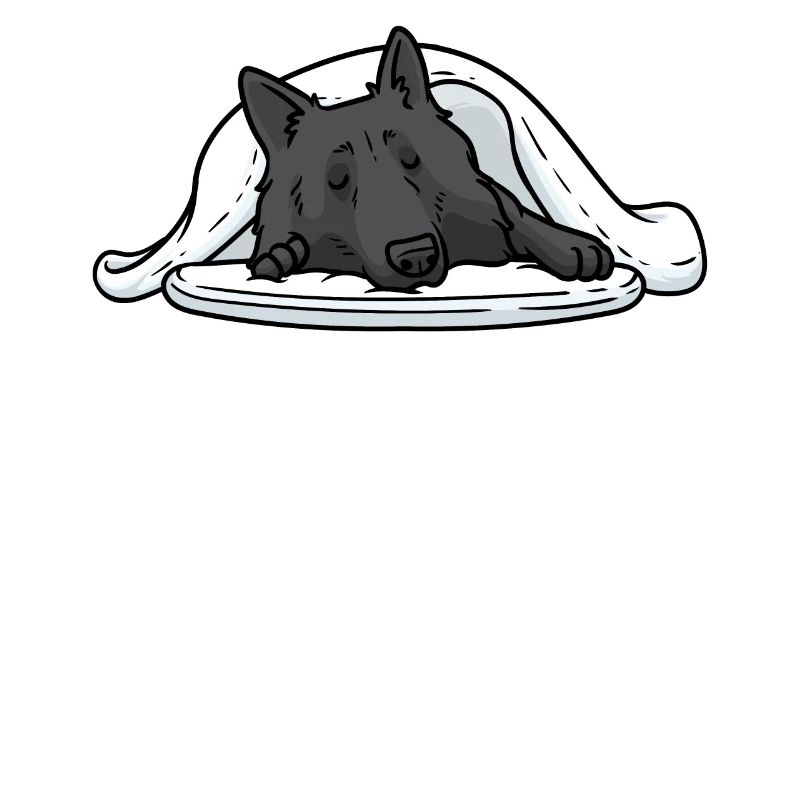 Groenendael Sleeping Shirt Belgian Shepherd