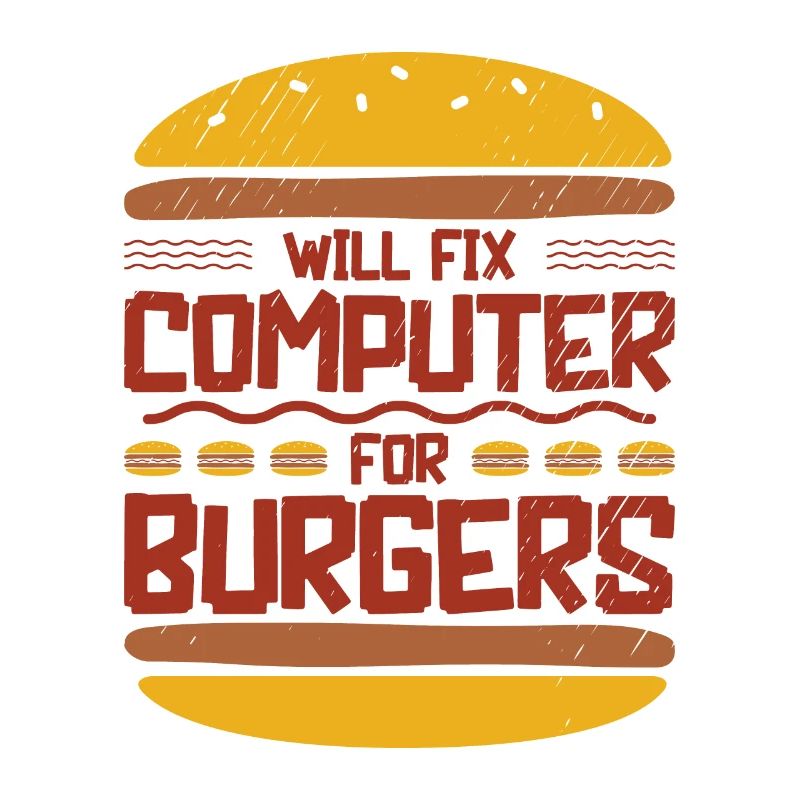 Réparera le support informatique du programmeur Burger