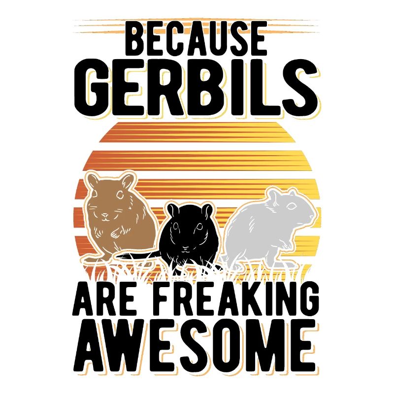 Parce que les gerbilles sont des gerbilles impressionnantes