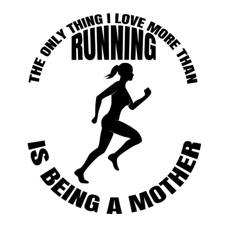 Jogger Mutter laufen joggen Mama Training rennen