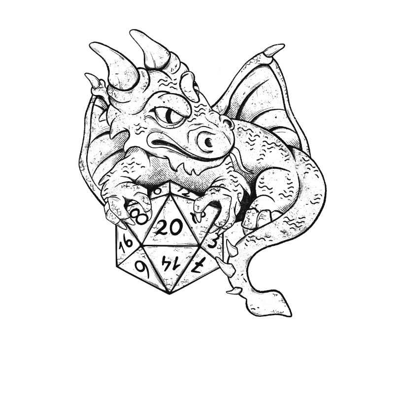 Dragon RPG Dice Jeu de table