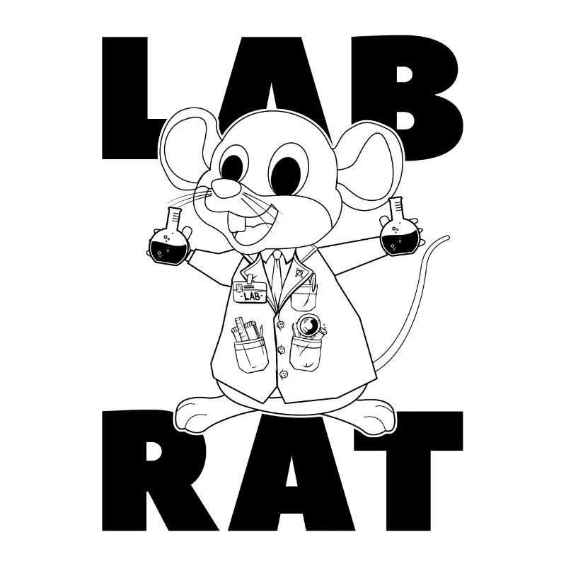 Laboratory Technician Lab Rat Science Gift Idea