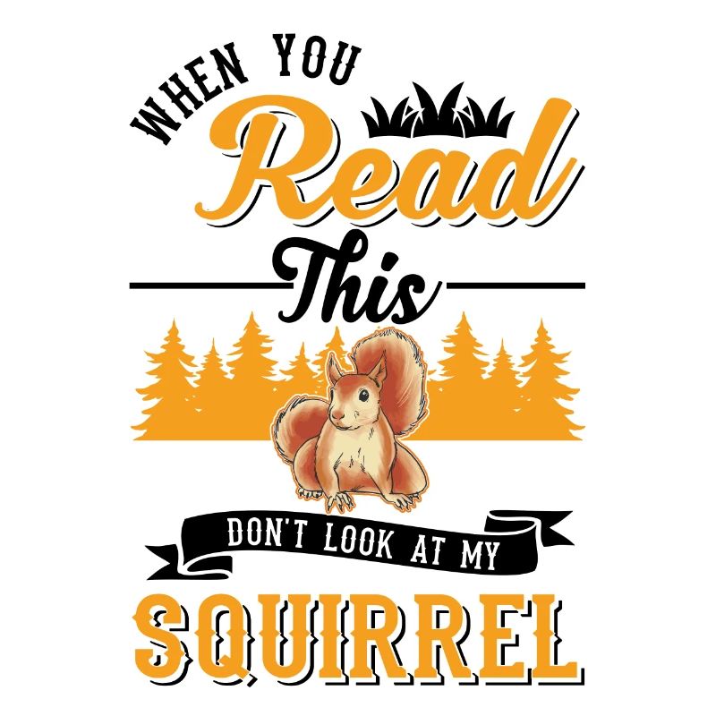 Eichhörnchen Geschenk Grauhörnchen Squirrel