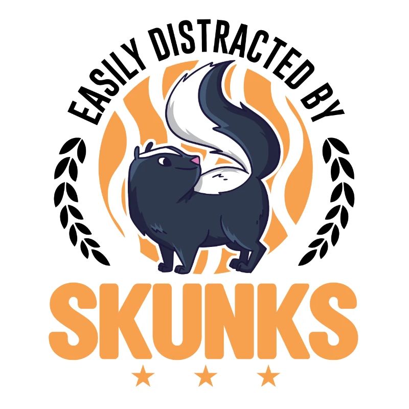 Easily distracted by Skunks Skunks Skunk