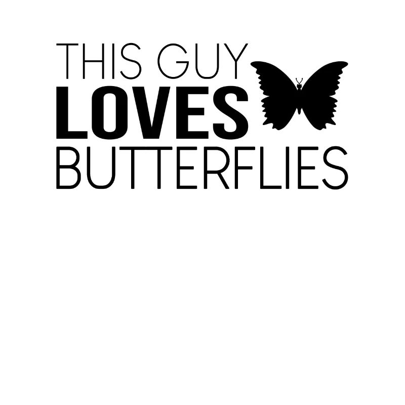 Typ Schmetterling Spruch