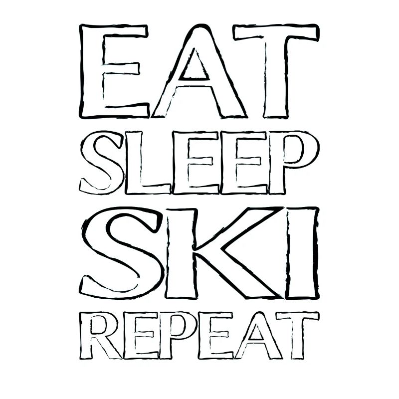Eating Sleeping Ski