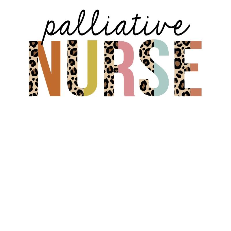 Palliative Nurse Leopard Print Registered RN