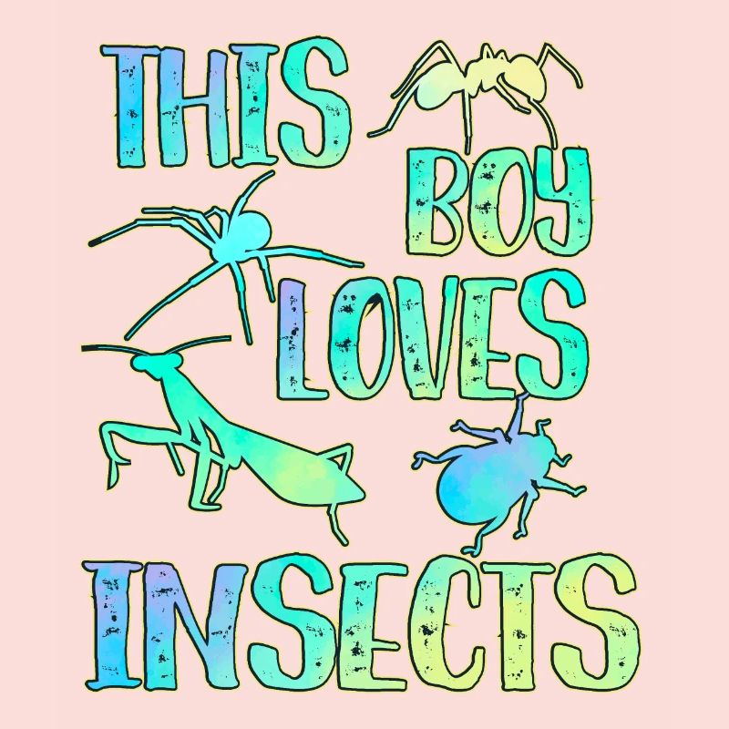 This boy loves insects