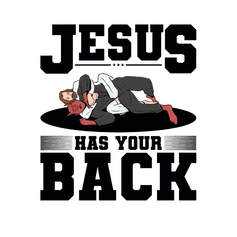 Jesus has your back Design for Gottgläu