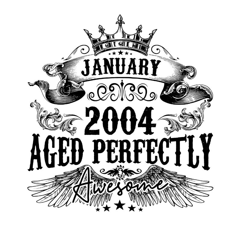 2004| Januar Aged Perfectly 2004 Geburtstagsgeschenk