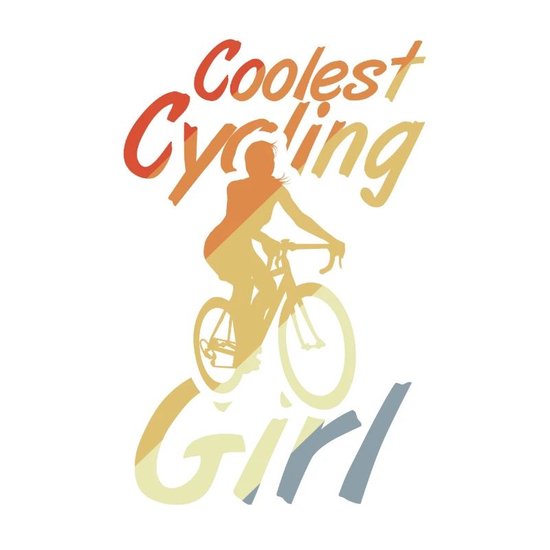 Coolste Radfahrerin
