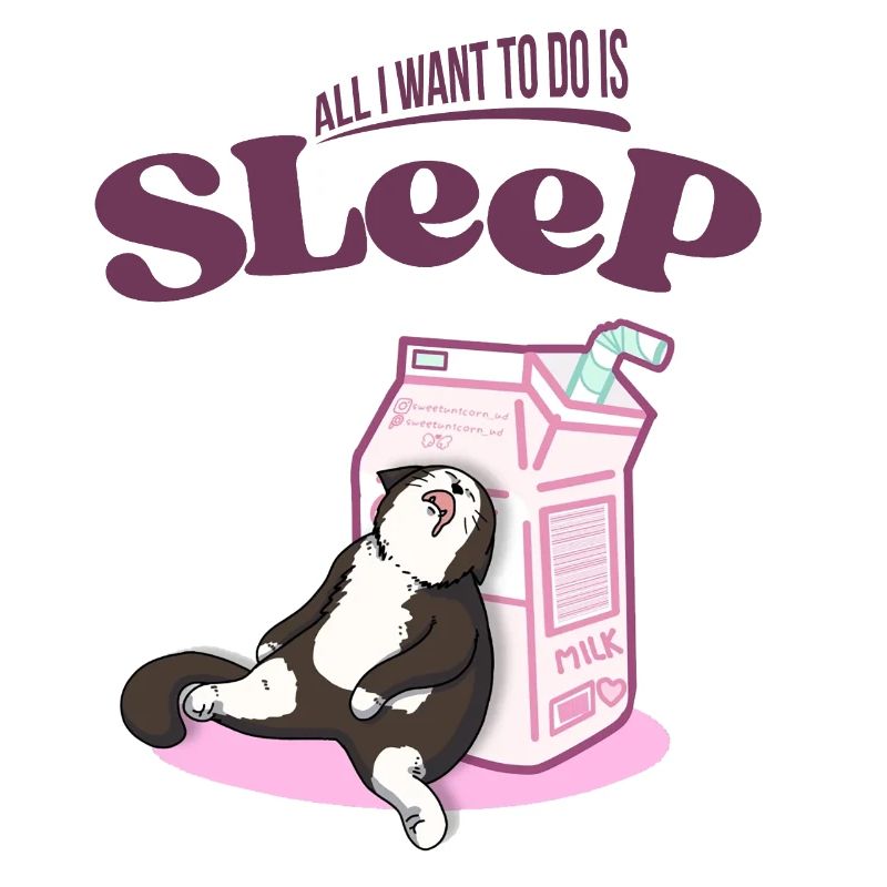 Drôle de chat endormi | Tout ce que je veux, c’est dormir, c’est dormir