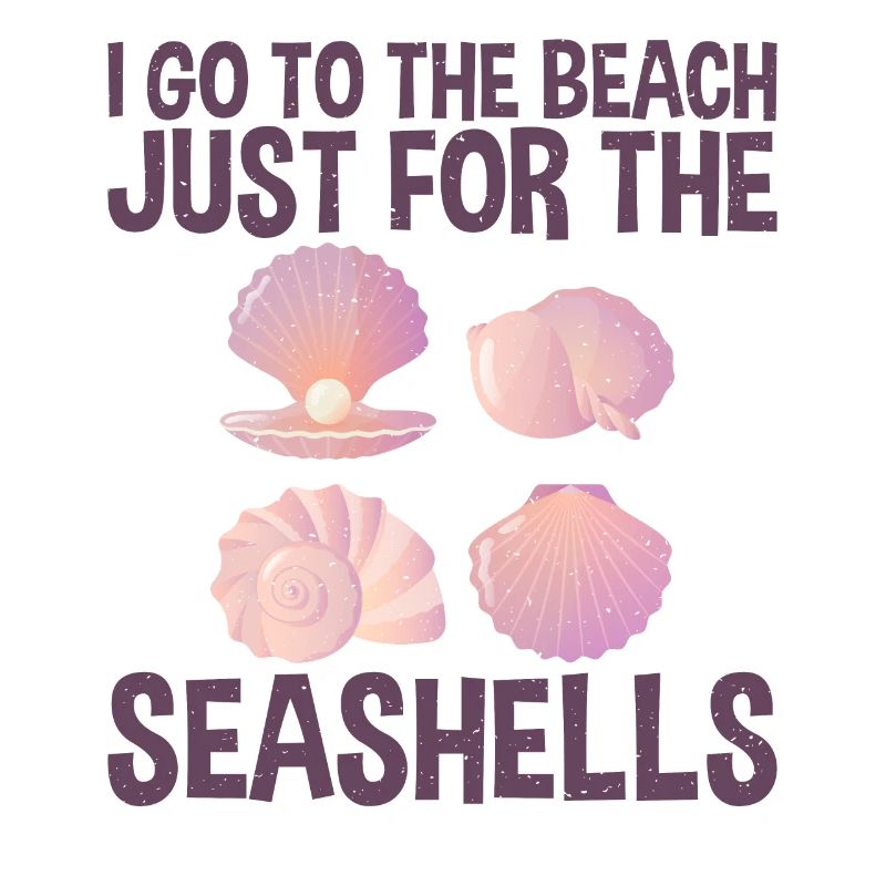 Go to Beach Sea Shell Collecting Shells