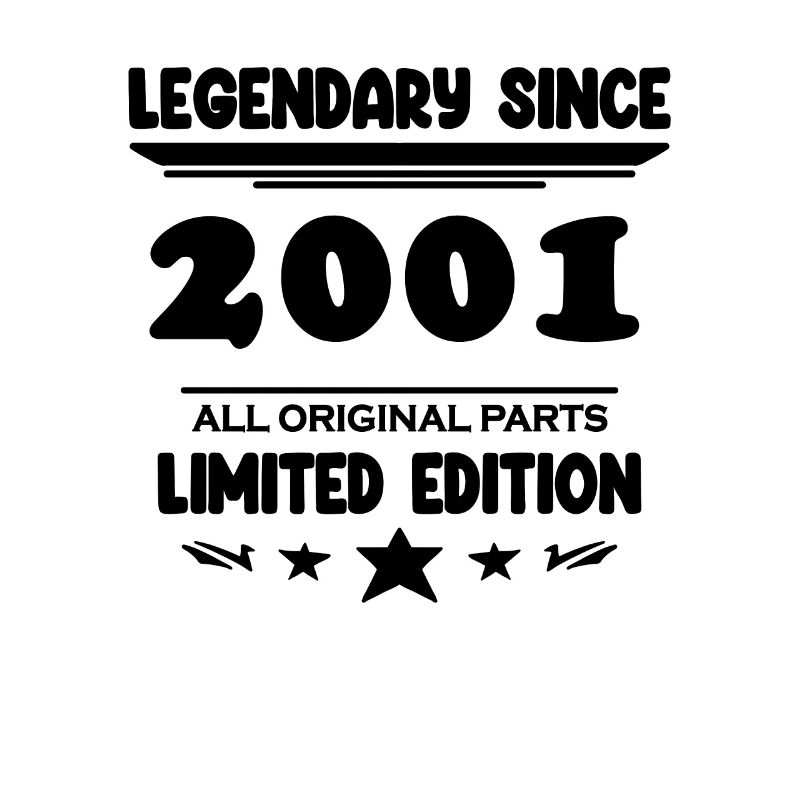 2001 - Né 2001 - Année de construction 2001