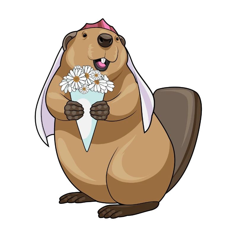 Mariage de fleurs de Beaver Bride