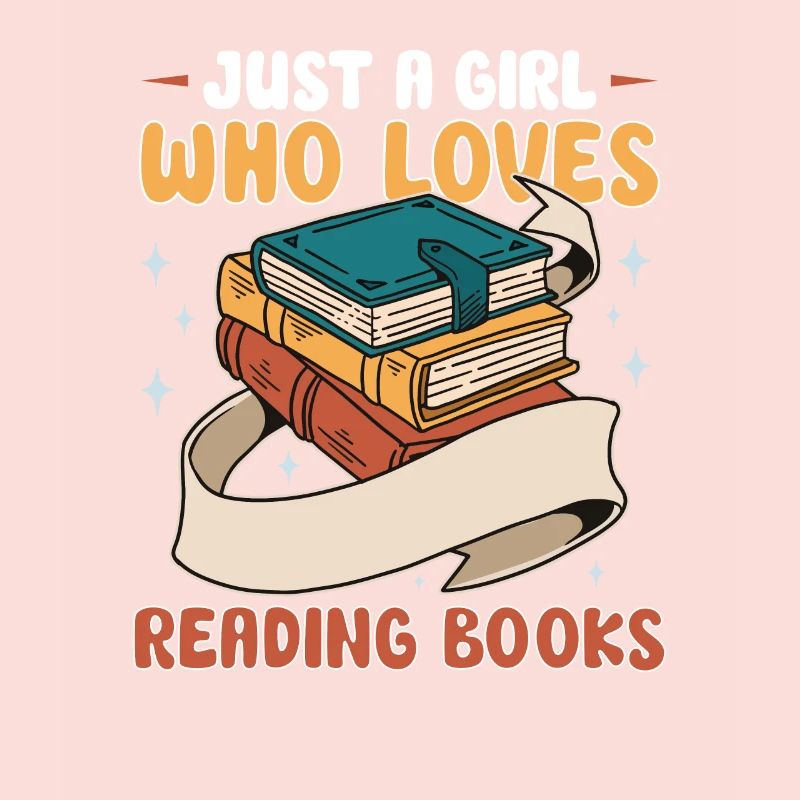 Book Reader Reading Literature Bookworm Gift Idea