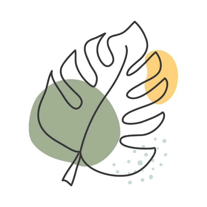 Fleur dessinée à la main 9