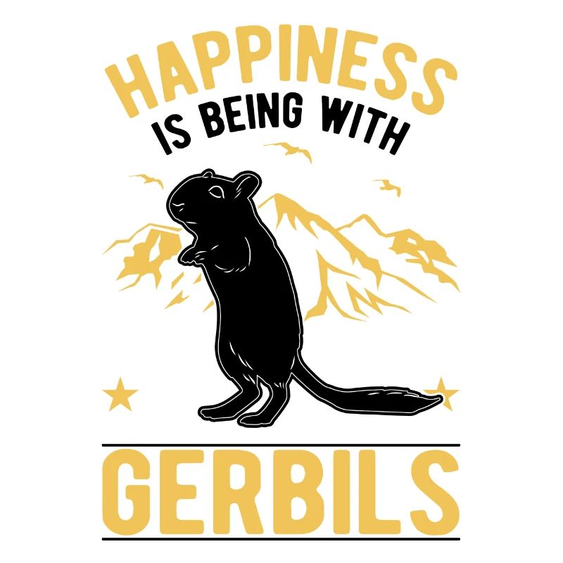 Gerbille Glück gerbille de rat de course