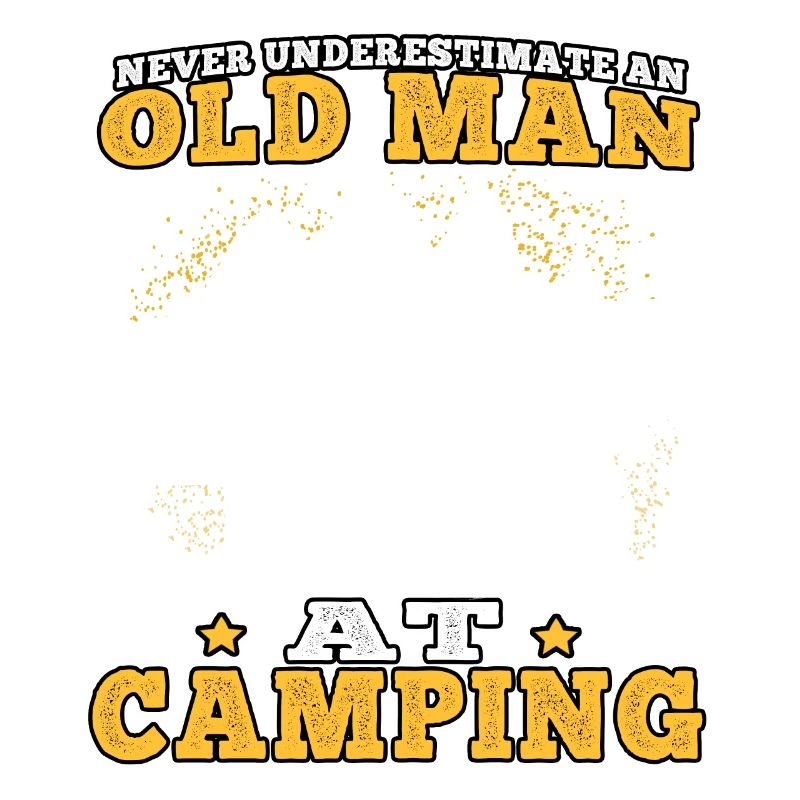 camping Old man camping caravan vacances