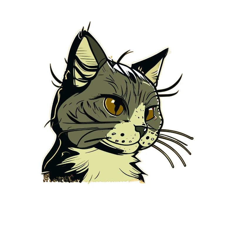 Chat dans le style comique