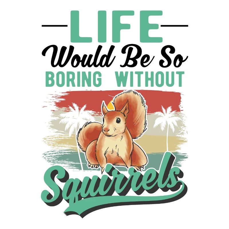 Eichhörnchen Geschenk Squirrel Grauhörnchen