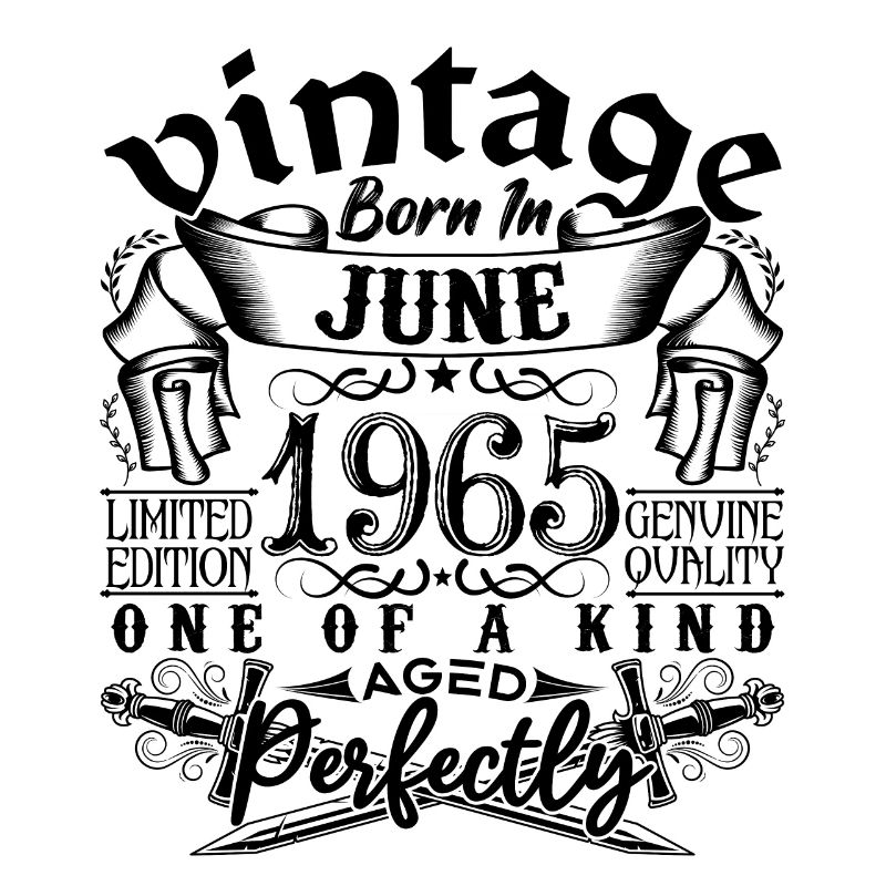 Geburtstag 1965 Juni 1965! geb. Juni 1965