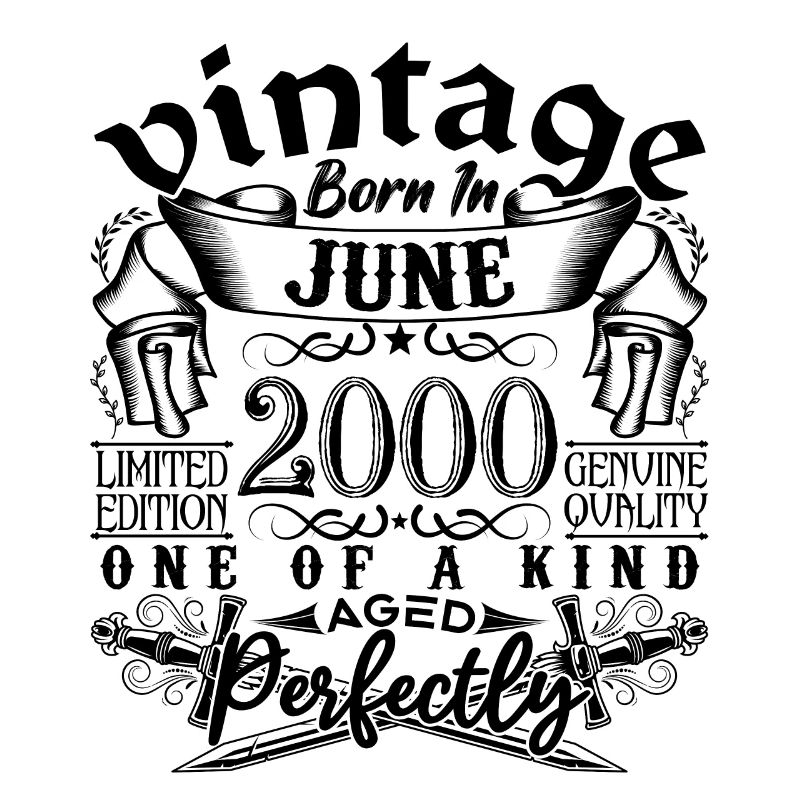 Geburtstag 2000 Juni 2000! geboren im Juni 2000