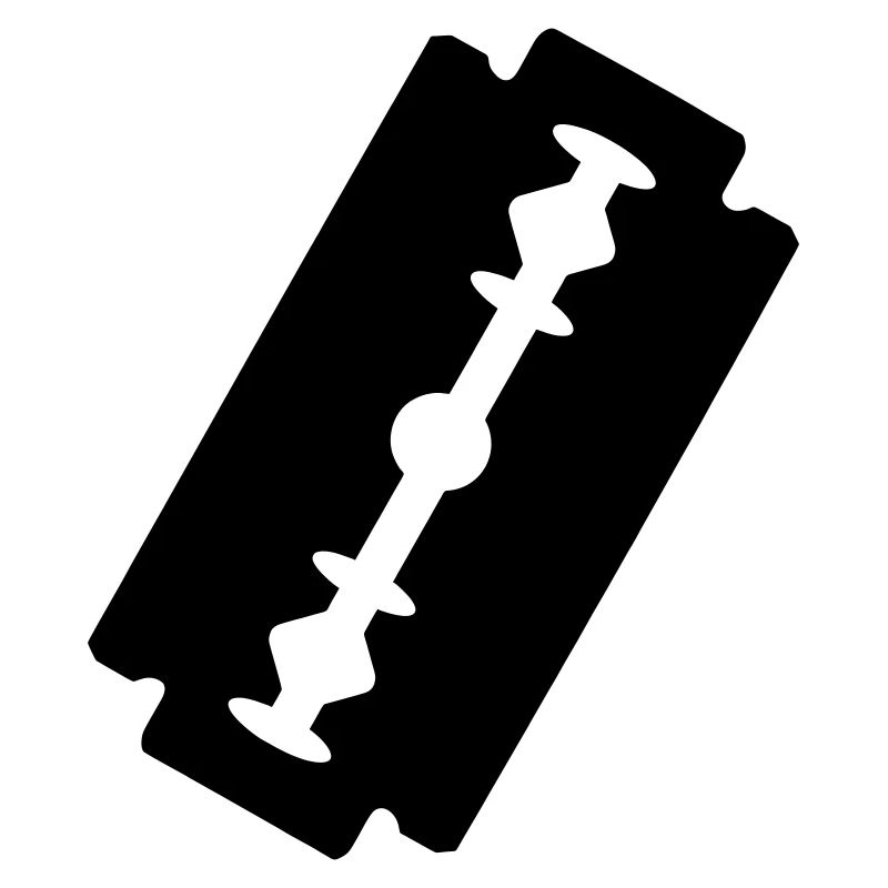 Logo razor blade.