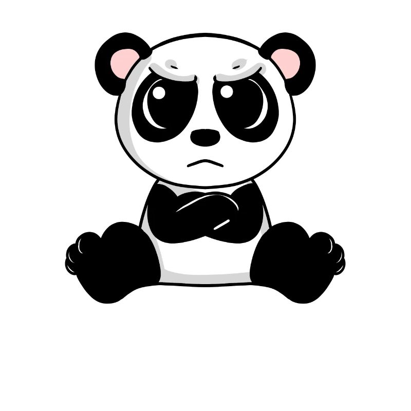 angry panda