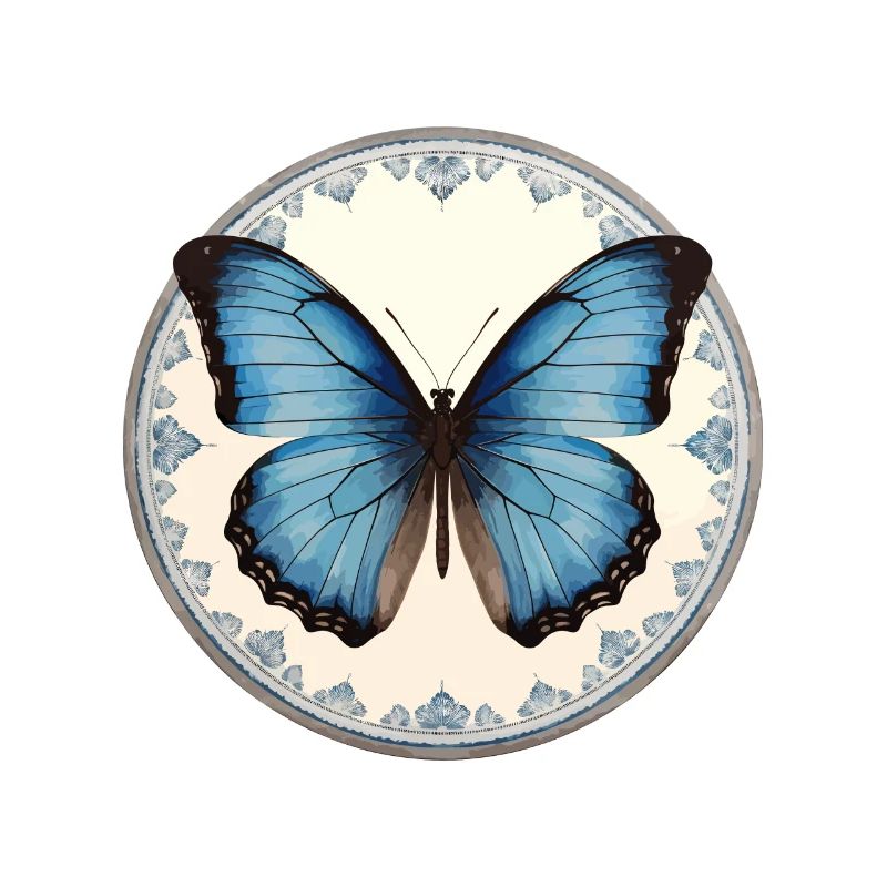 Morpho Papillon Bleu