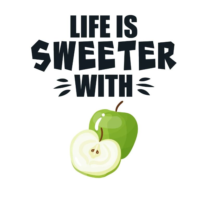 La vie est plus douce avec le fruit de la pomme