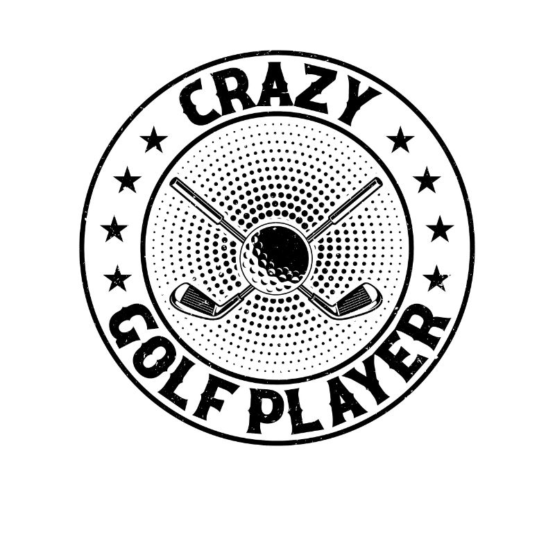 Crazy Golf Player - Golfing Golfer Player