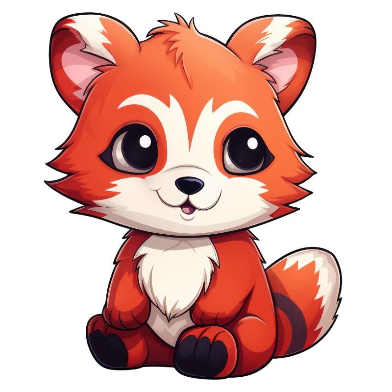 Roter Panda kleiner Panda