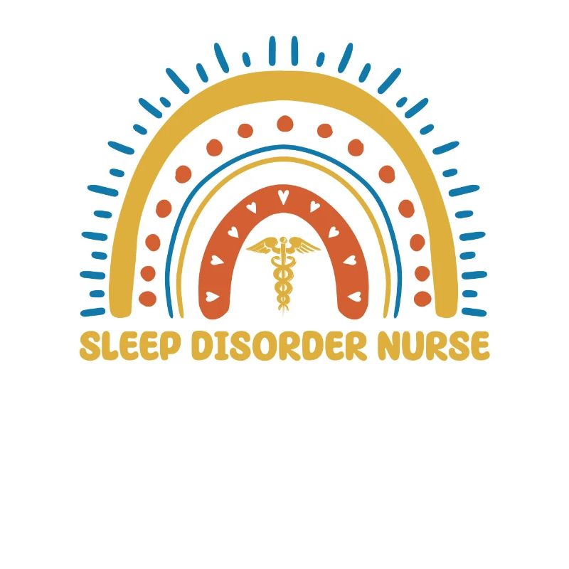 Sleep Lab Nurse Boho Rainbow