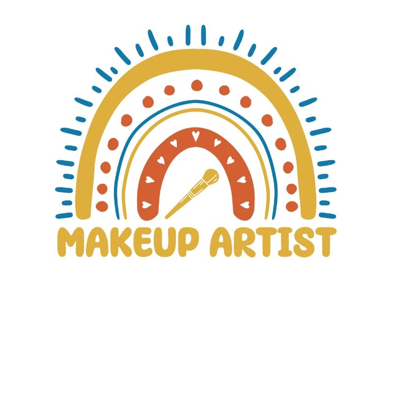 Makeup Artist Boho Rainbow Make Up