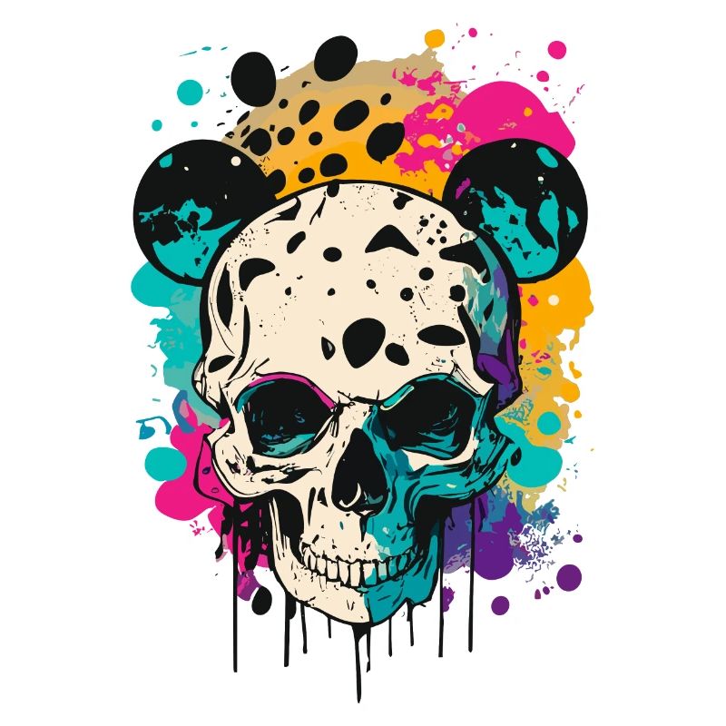 Skull with Mouse Ears Skull