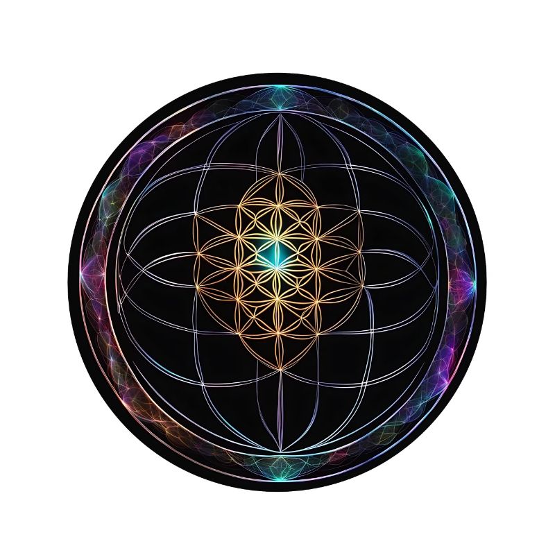 Metatron Scheiben Mandala Glow
