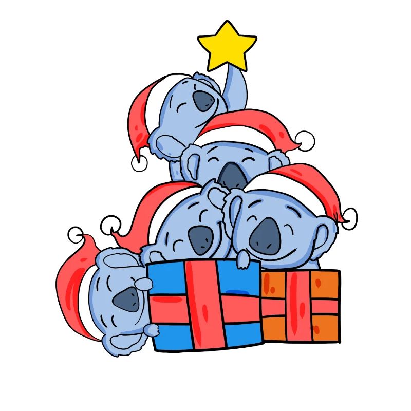 Koala Christmas Tree Christmas