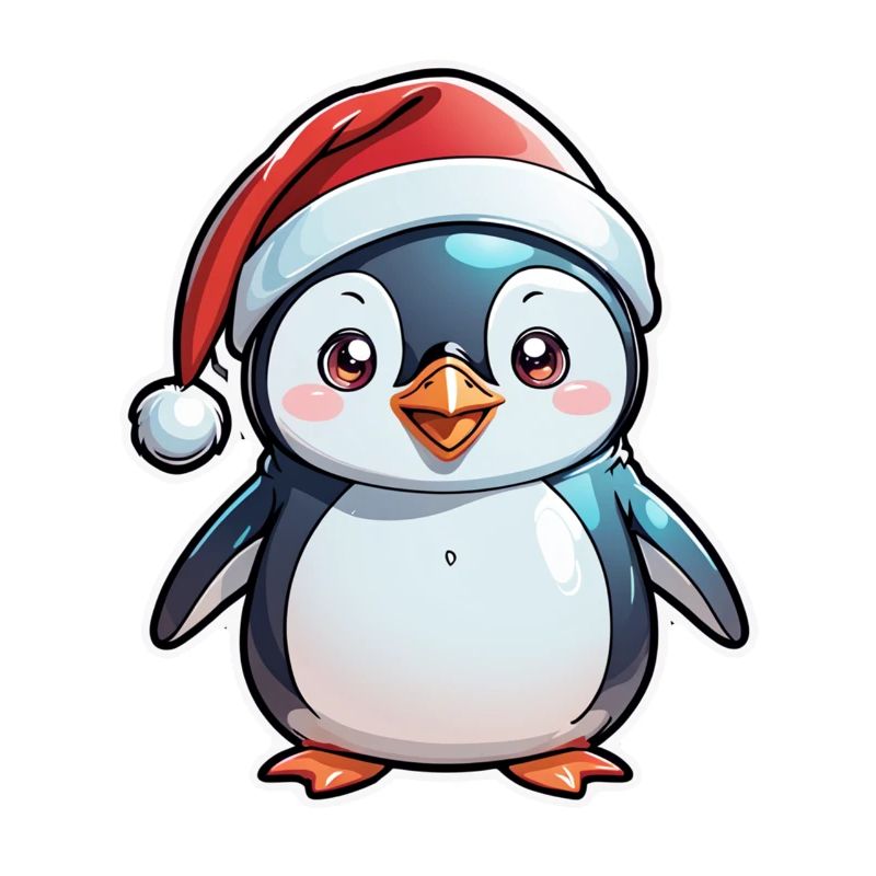 Penguin Christmas Hat