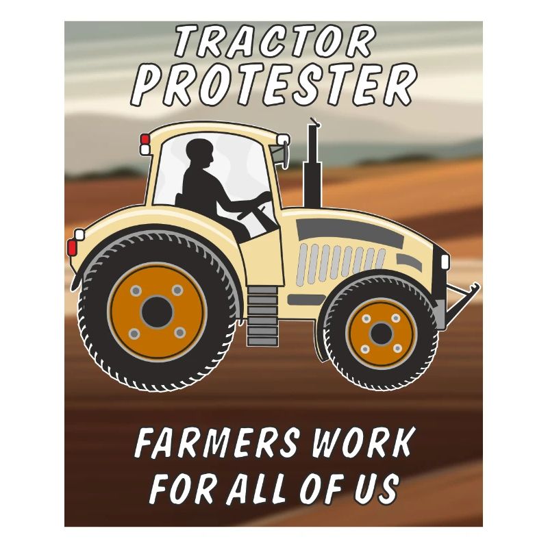TRACTOR PROTESTER