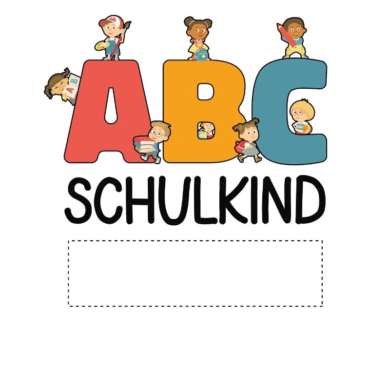 ABC Schulkind Personalisierbar Einschulung Schule