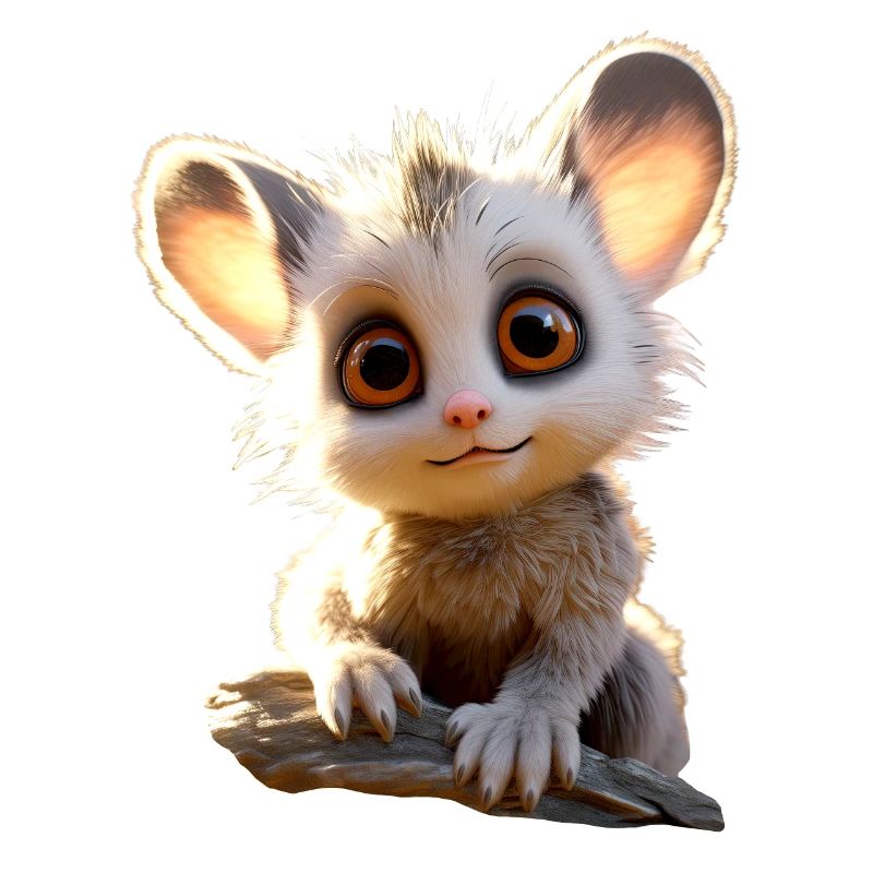 Galago Bush Bébé Singe Galagos Singe Mignon Galago