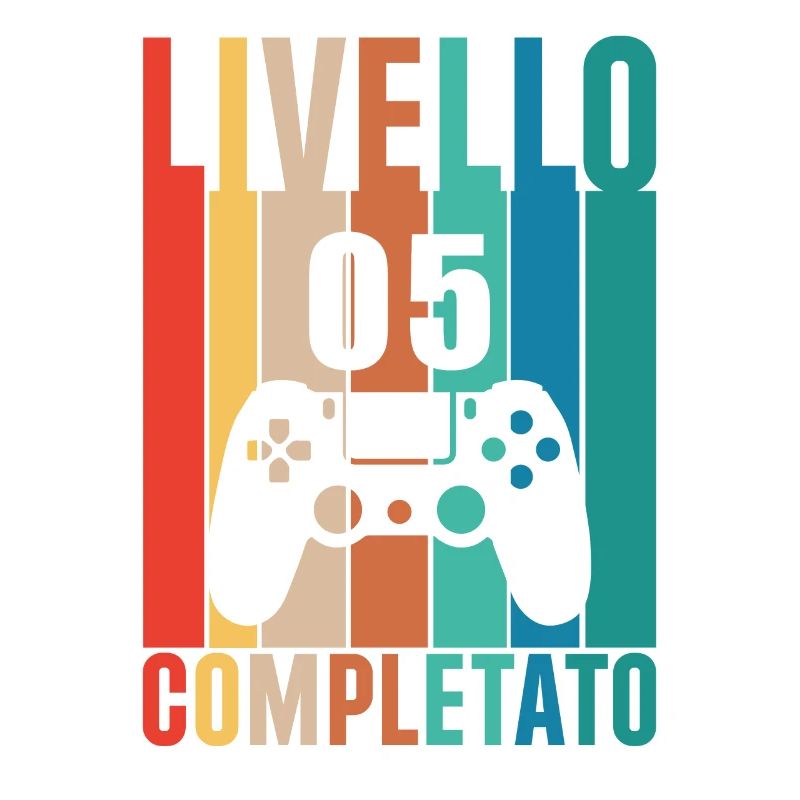 5th Birthday Player Level 5 Complete 5 years