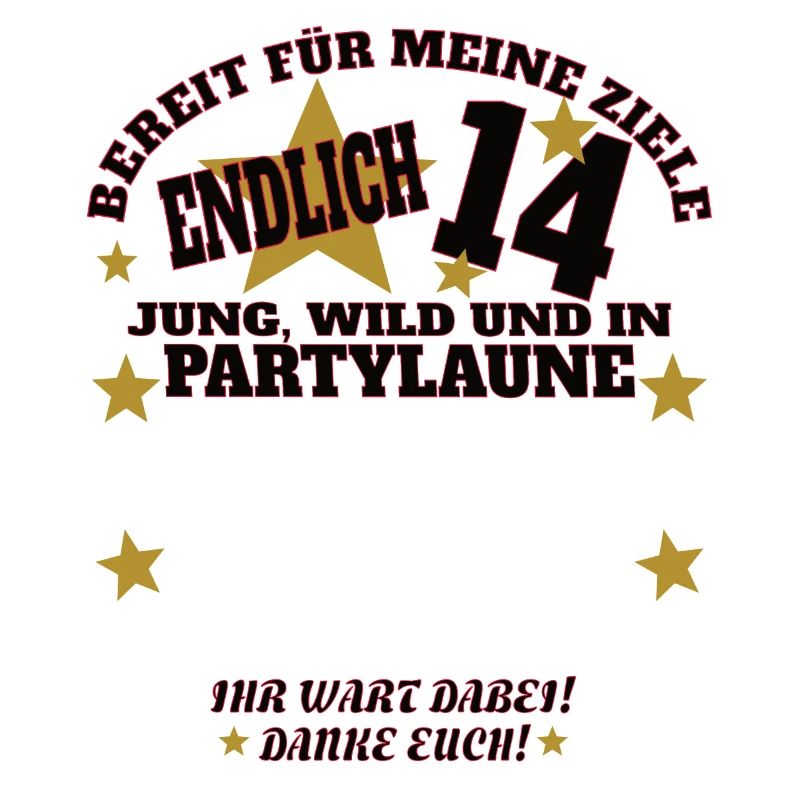 14. Geburtstag Mädchen & Junge Gästebuch