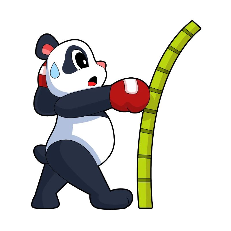 Panda Boxer Boxhandschuhe Boxen