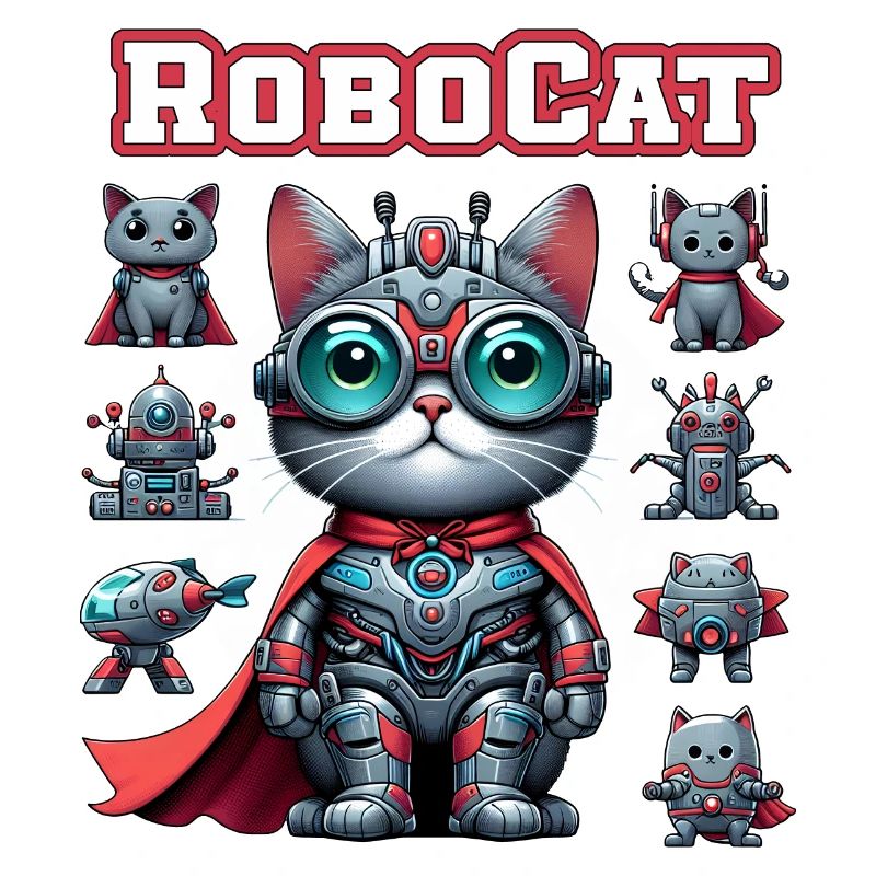 Robocat Robot Cat Funny Animals