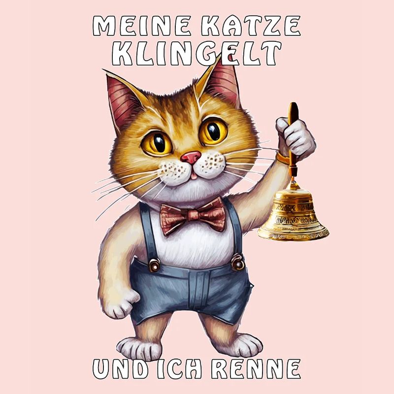 CAT WITH HANDBELL RINGING