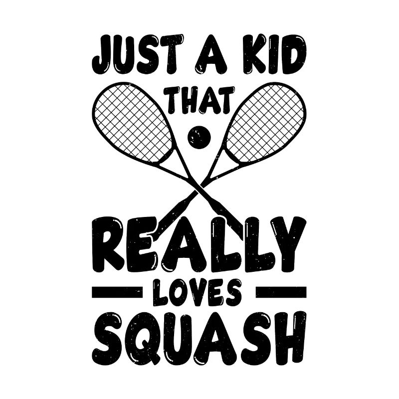 Squash Kids - Just A Kid That Really Loves Squash